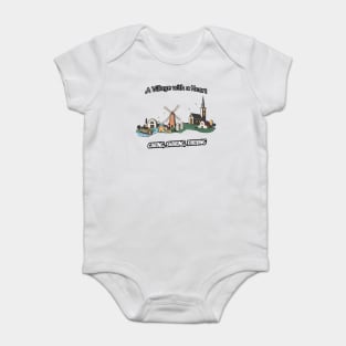 A Village With a Heart Baby Bodysuit